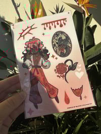 Image 2 of [original] vampire lord sticker sheet