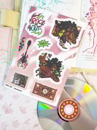 [original] rock on sticker sheet