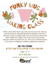 Image 1 of Funky Mug Making-clay handbuilding 