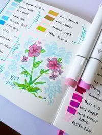 Image 3 of [original] hemlock's serenade sketchbook