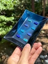 Blue Glassy Bear Soap Dish