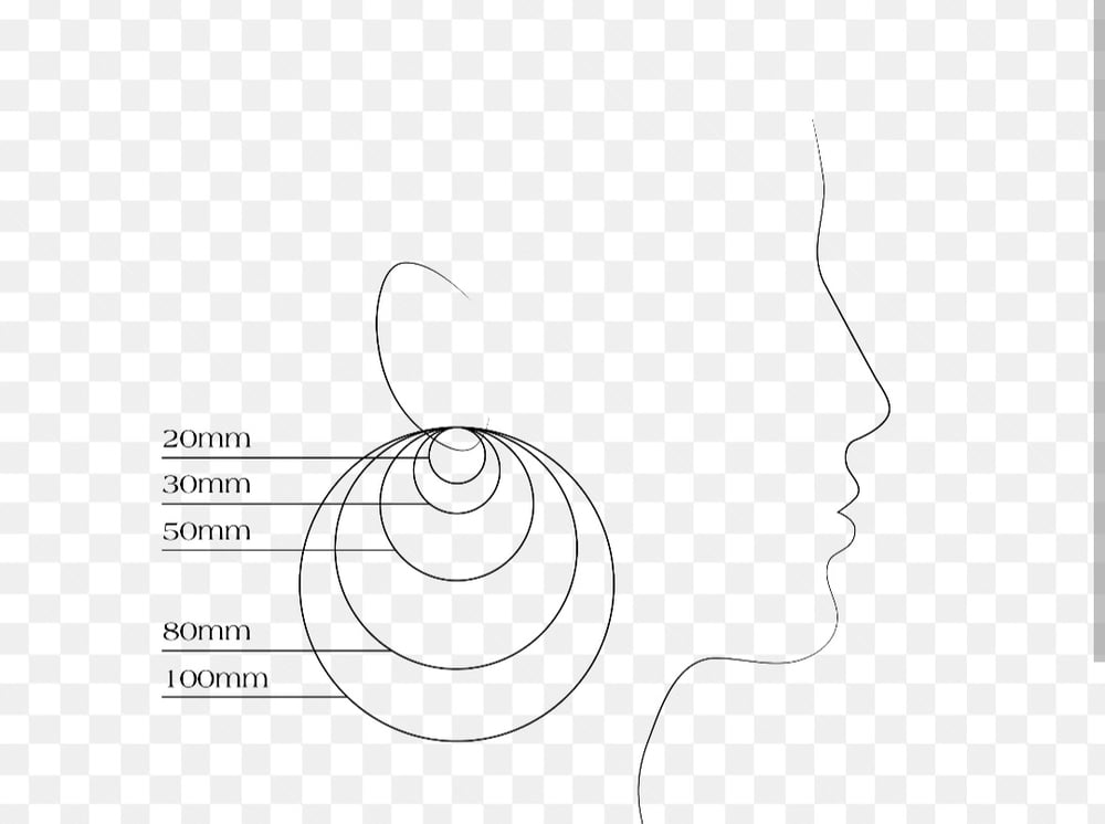 Image of Custom character earring