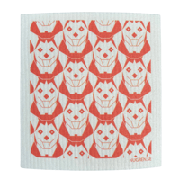 Image 1 of Disktrasa -Dish cloth Geometric Corgi / Red