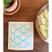 Image 2 of Disktrasa-Dixh cloth Geometric Corgi / Light-Blue