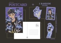 Image 2 of Postcard [Bearded Iris]