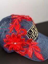 Image 2 of Let’s Geaux Nola Denim & Red