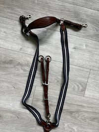 Image 3 of Antarès Breastplate w/ Running Martingale - Warmblood Size
