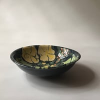 Image 2 of Glossy Deep Sea Floral Everyday Bowl 1