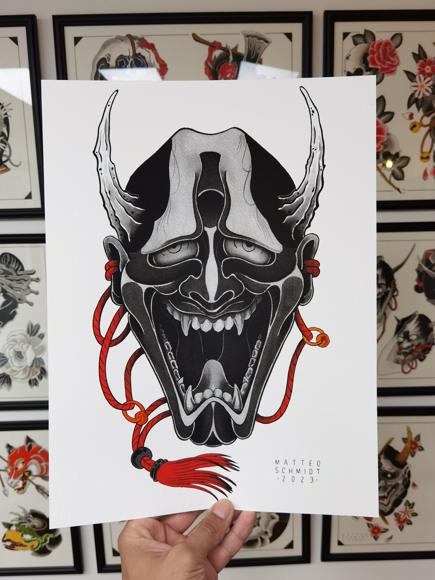 Grey Hannya