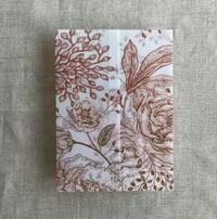Image 7 of Vintage peony and berries printed unique vellum wrap for 5x7 card Pack of 10