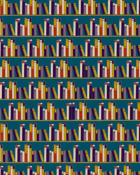 Image 2 of Literature Dress in Library Print