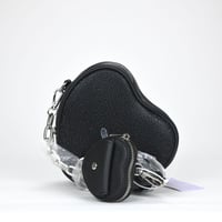 Image 4 of Madden Girl Lola Heart Crossbody Bag with Rhinestones - Black
