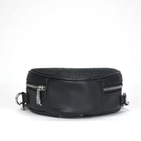 Image 8 of Madden Girl Lola Heart Crossbody Bag with Rhinestones - Black