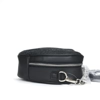 Image 5 of Madden Girl Lola Heart Crossbody Bag with Rhinestones - Black