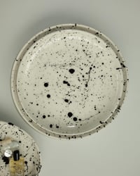 Image 2 of Spiral Plate in Ink Splatter