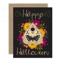 Copy of Black Cat Pumpkin Notecard