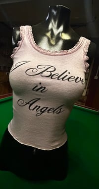 Image 1 of Women’s light pink lace top 