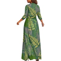 Image 5 of Women’s V Neck Maxi Dress- FERN