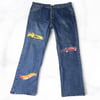 Navy Hot Wheels Relaxed Fitting Jeans 38”