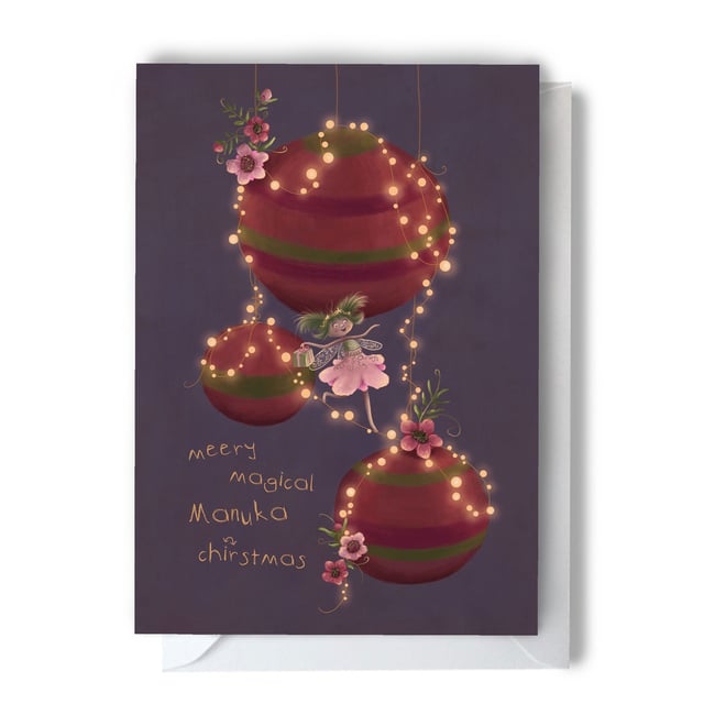 NZ Christmas Fairy Greeting Cards (Buy 1 or more)