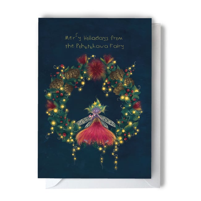 NZ Christmas Fairy Greeting Cards (Buy 1 or more)