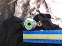Image 4 of Hand blown glass triple eye, passive security device