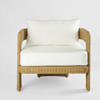 Image 2 of Woven Outdoor Armchair 