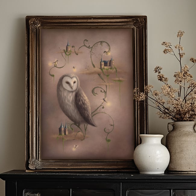 'Steeples and Dragonflies' Limited Edition Print 