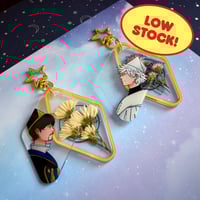 Image 1 of Orufrey Dried Flower Acrylic Charms - 3.25"