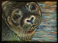 Image 4 of Gazer - Original Acrylic Painting