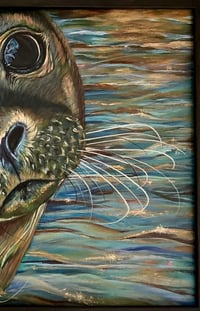 Image 3 of Gazer - Original Acrylic Painting