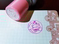 Pink Hippo Self-Inking Stamp