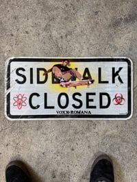 Image 2 of "Sidewalk Closed" - Street Sign