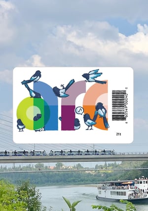 Image of Gaza Mutual Aid Fundraiser Arc Card Sticker