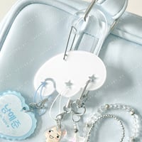 Image 1 of Angel Wing Carabiner Clip  - charm and trinket holder