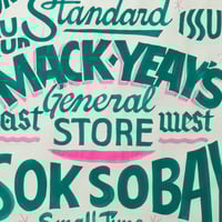 Image 2 of Variety - Painted Paper Sign (Original)