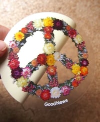 Image 2 of Peace Wreath Sticker
