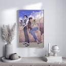 Image 3 of SuperBat Flowers AU Print