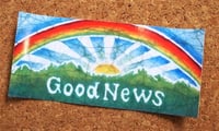 Image 2 of GoodNews Rainbow sticker