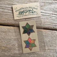 Image 1 of Hemp stars sticker