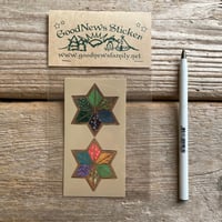 Image 2 of Hemp stars sticker