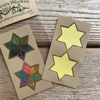 Image 3 of Hemp stars sticker