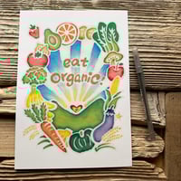 Image 2 of Mini Print Poster (eat organic!)