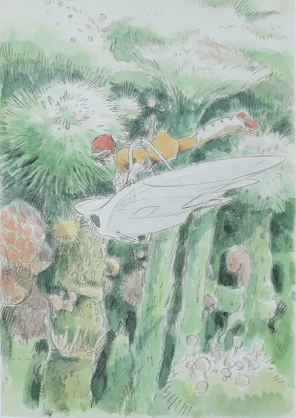 Nausicaa in the Valley of the Wind Hayao Miyazaki Image Board Complete Works 1