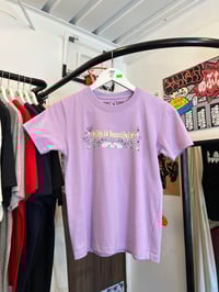 Image 1 of Studio Kushikatsu - 'Life is Beautiful' Tee [LIGHT PURPLE]