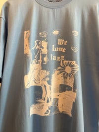 Image 2 of Studio Kushikatsu - 'We Love Jazz' Tee [LIGHT BLUE]