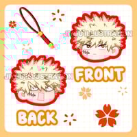 Bakugou Phone Charm