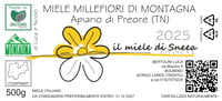 MIELE MILLEFIORI 500g "Prodotto nel Parco Naturale Adamello Brenta"