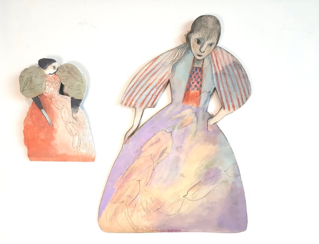 SALE Flight ~ Large wall hanging