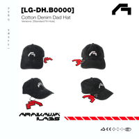 Image 2 of [LG-DH.B0000] Black Arakawa Dad Hat